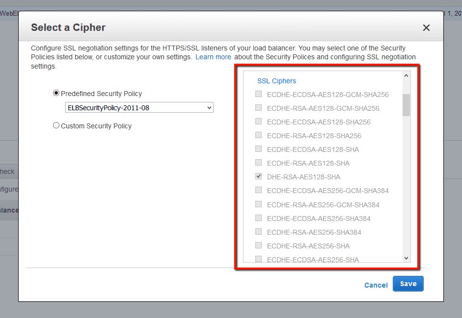 Elb Insecure Ssl Ciphers Trend Micro