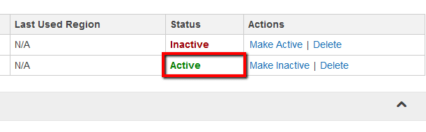 check for any keys older than 90 days with the status set to Active