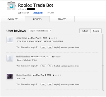 trade bot roblox
