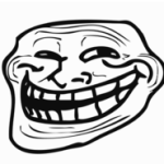 Troll face from wikipedia