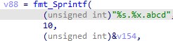 Appending an.abcd extension to the encrypted files