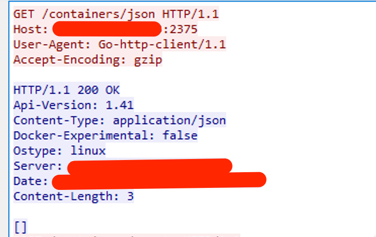 Request to retrieve a list of all containers