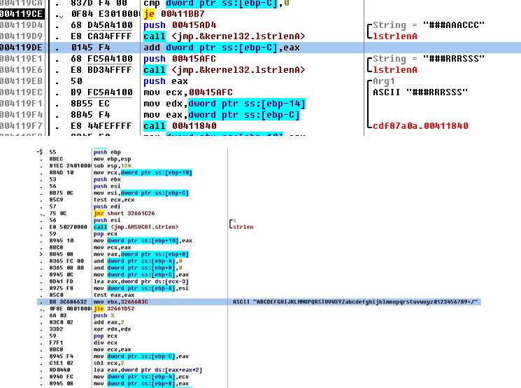 図６：ツールキットが生成した「DASERF」のステガノグラフィコード